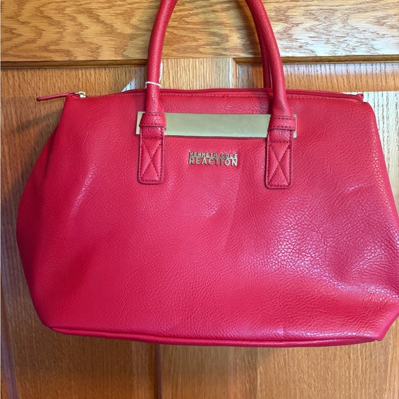 Kenneth Cole Reaction Bold Red Satchel - Picture 6 of 7